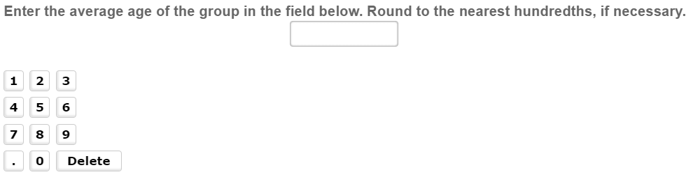 Word Builder interaction (numeric keypad)
