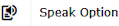 Speak Option context menu option