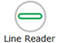 Line reader button