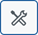 Shows button to resolve discrepancies with tools as an icon